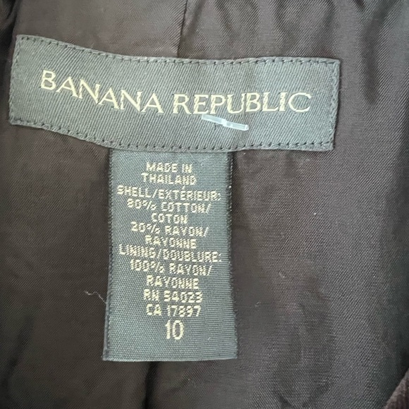 Banana Republic Women’s Chocolate Brown Velvet Single Button Blazer Size 10 - Picture 2 of 7